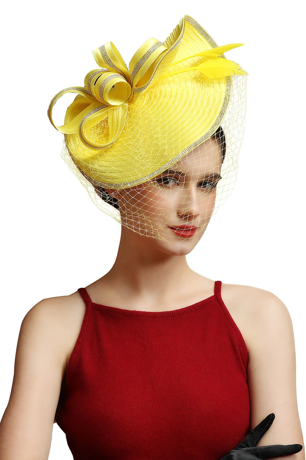 Fascinator Satin de Noël