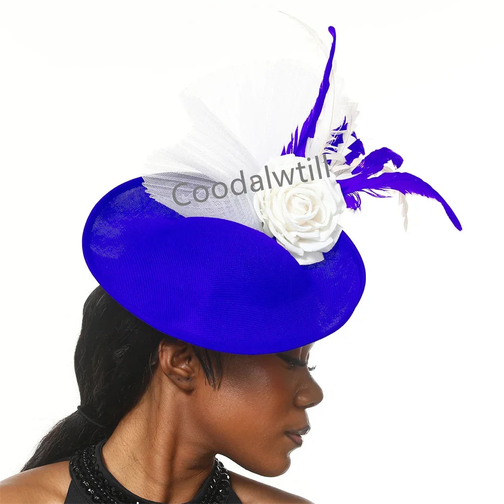 Fascinator Marine Élégant