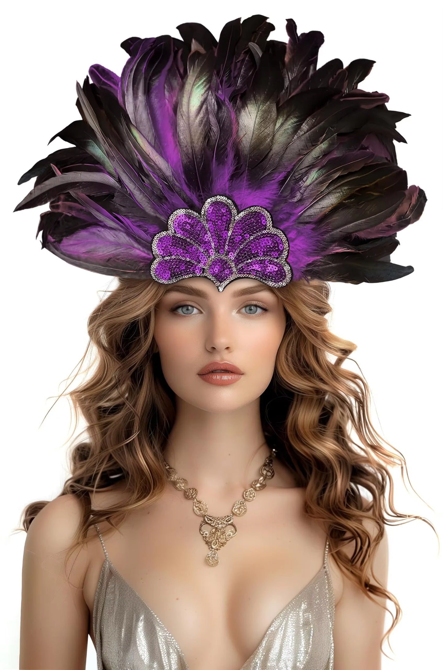 Fascinator Plumes Multicolores