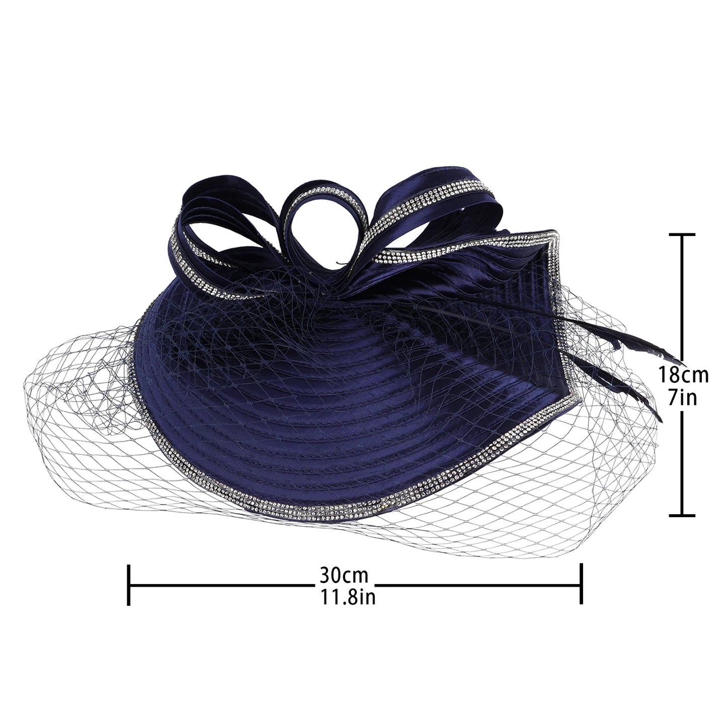 Fascinator Satin de Noël