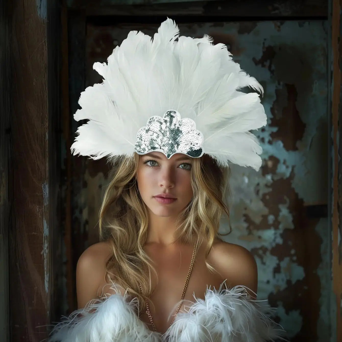 Headdress Plumes Multicolores