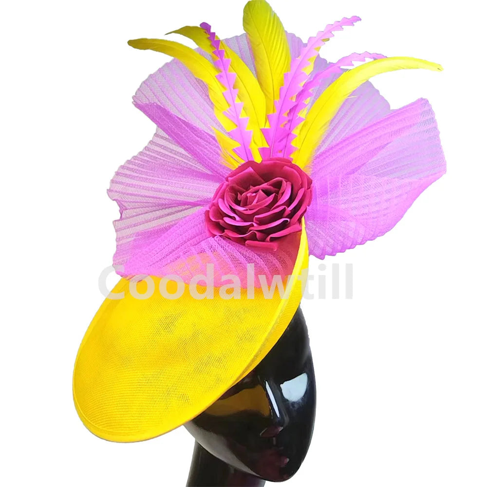 Fascinator Marine Élégant
