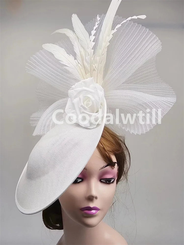 Fascinator Marine Élégant