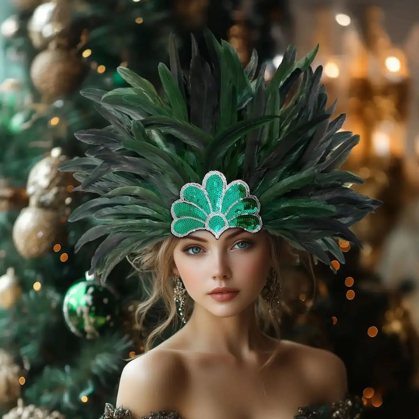 Fascinator Plumes Multicolores