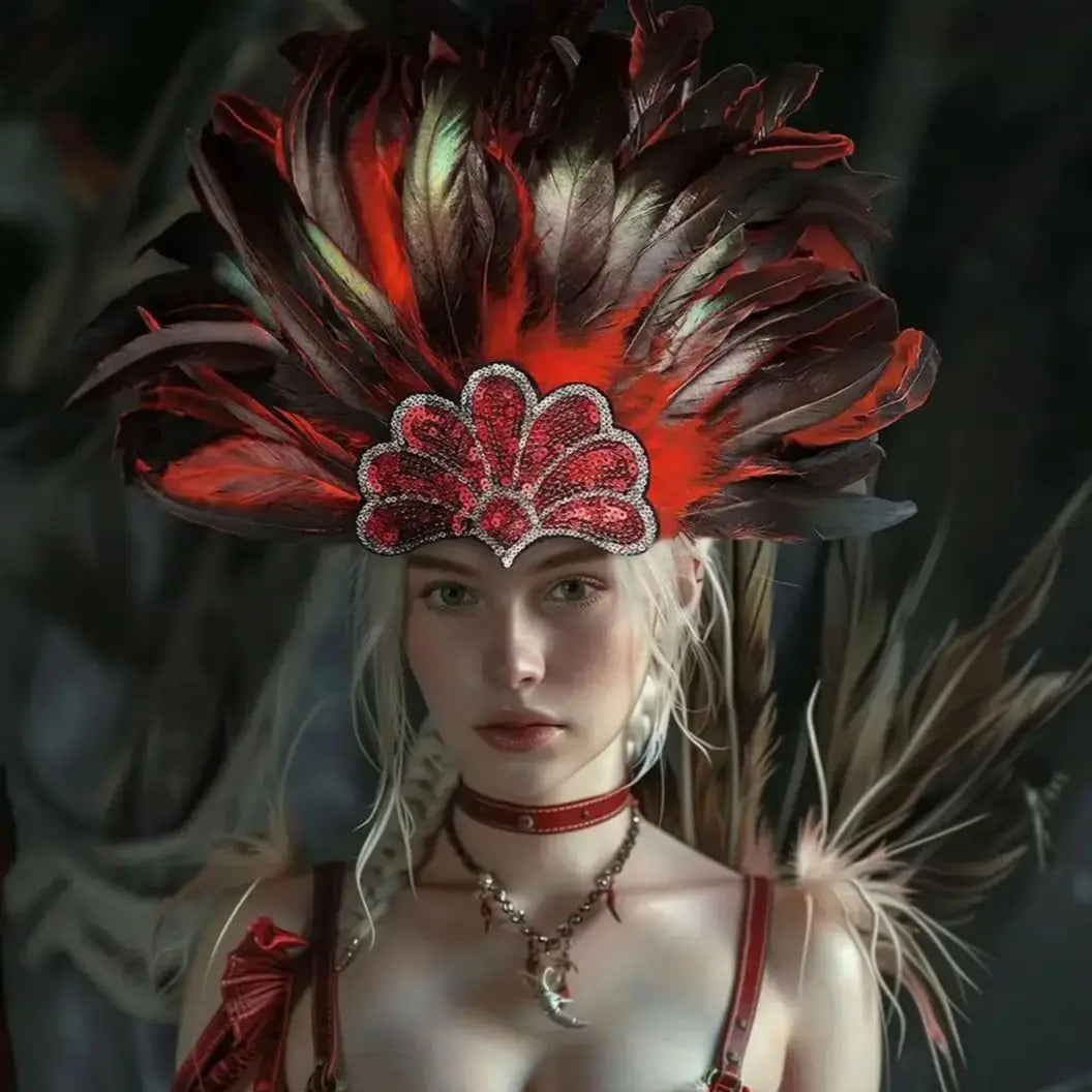 Fascinator Plumes Multicolores