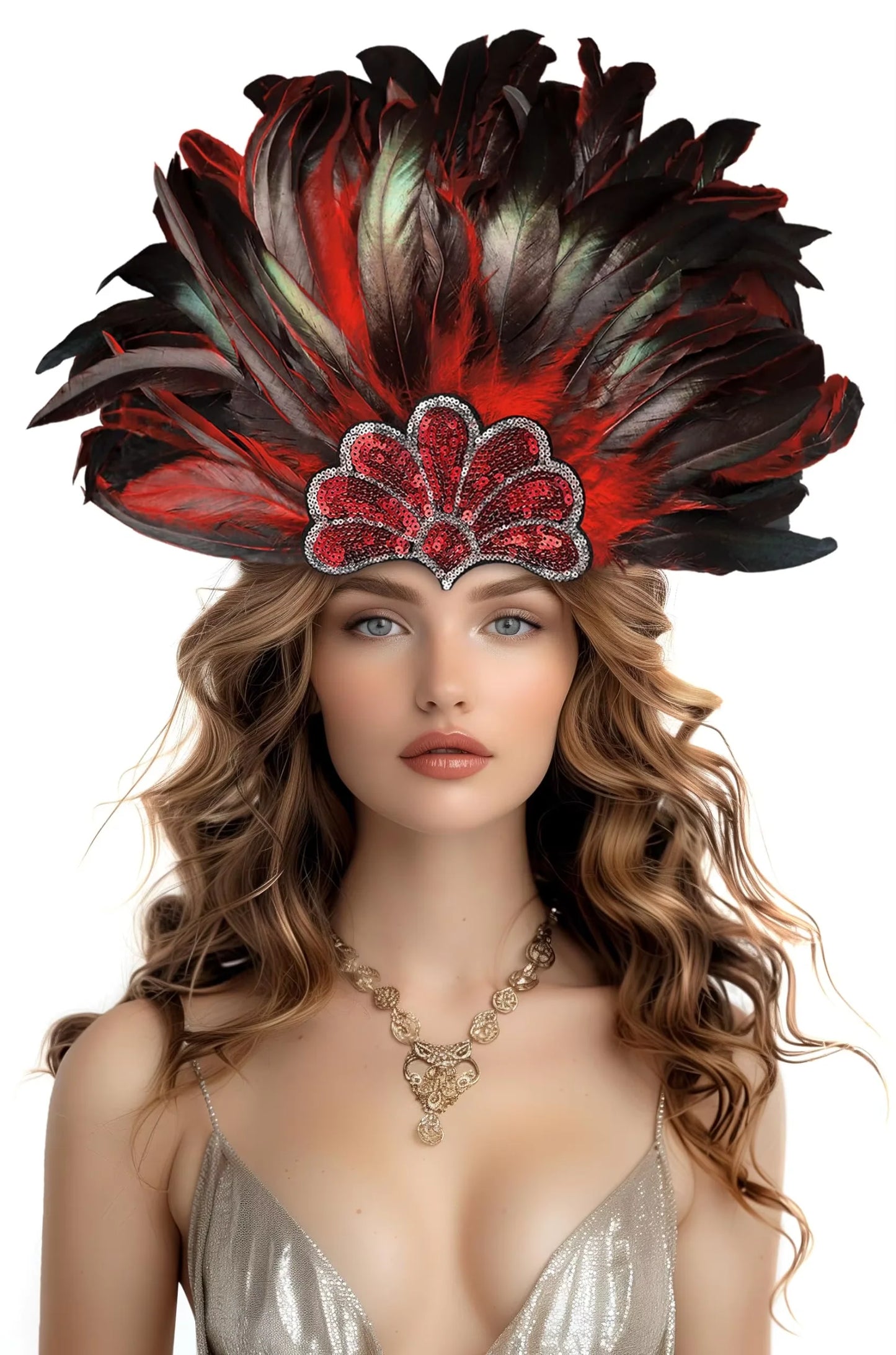 Fascinator Plumes Multicolores