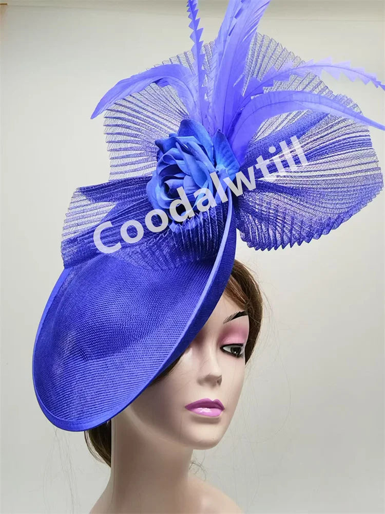 Fascinator Marine Élégant