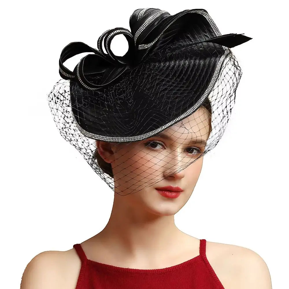 Fascinator Satin de Noël