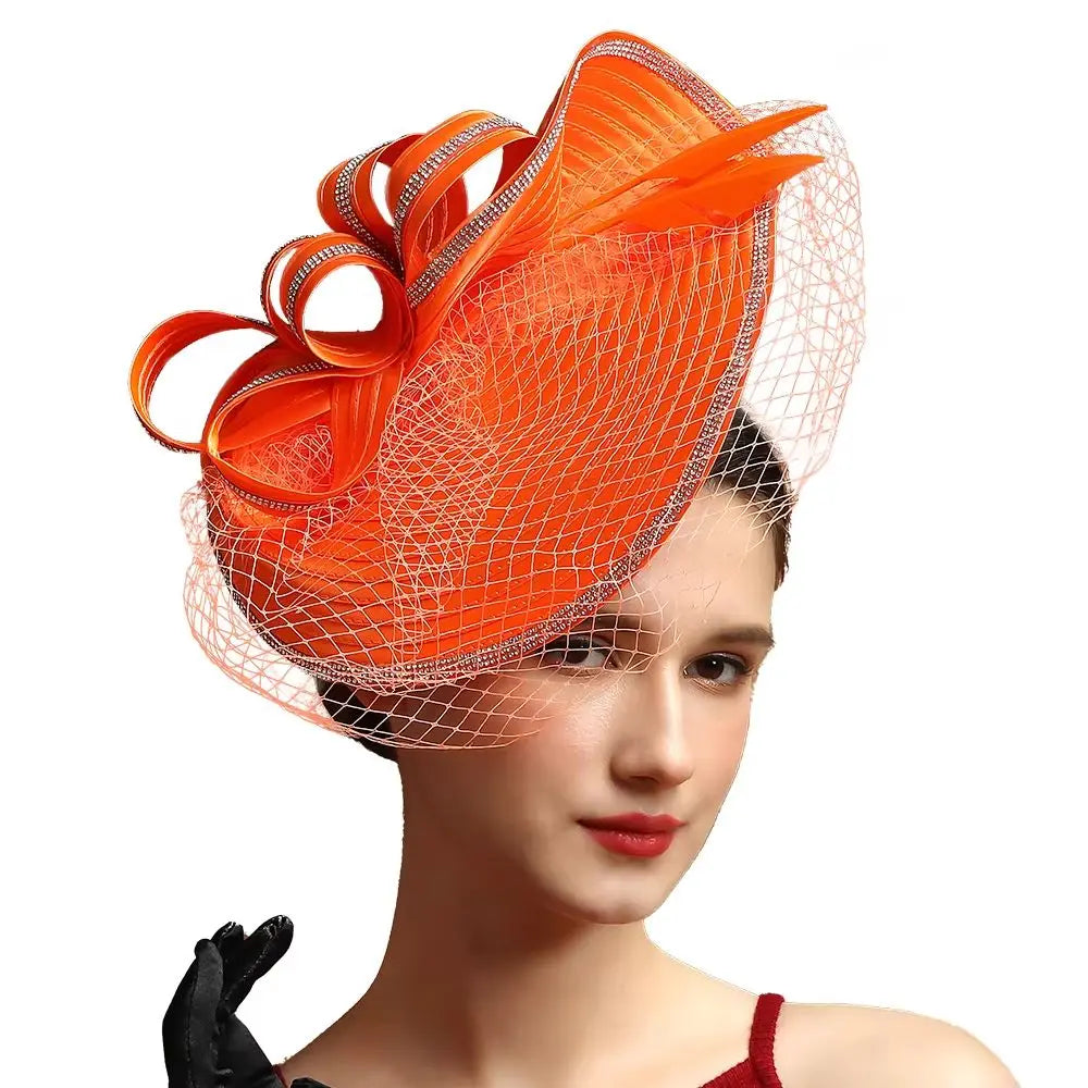 Fascinator Satin de Noël