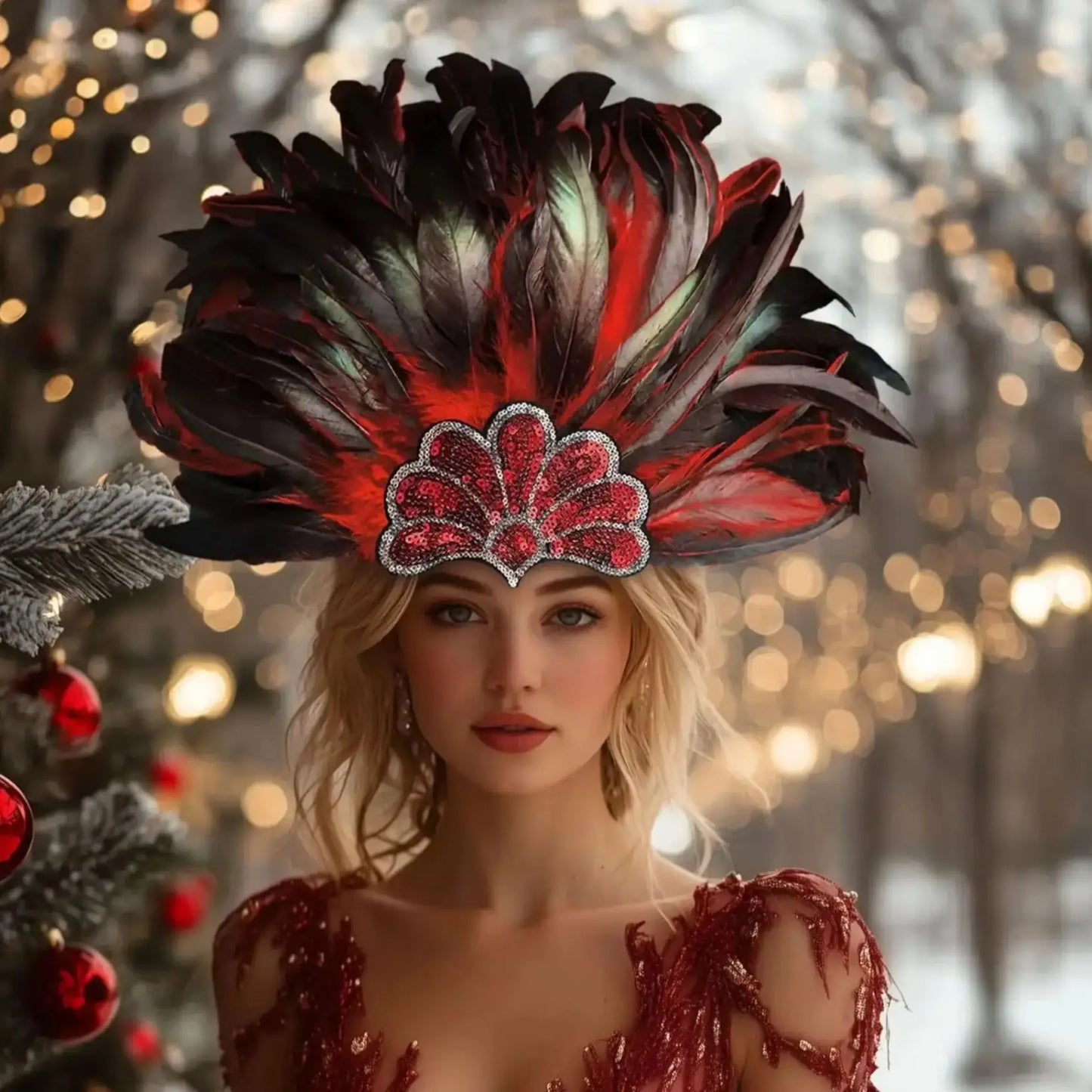 Fascinator Plumes Multicolores