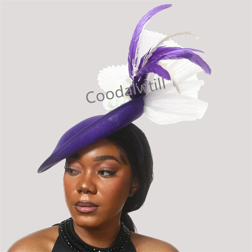 Fascinator Marine Élégant