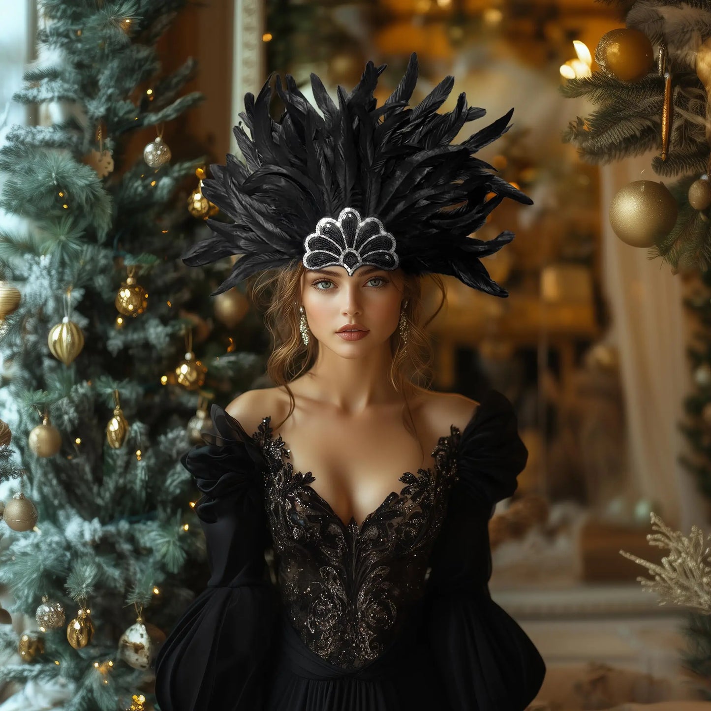 Fascinator Plumes Multicolores