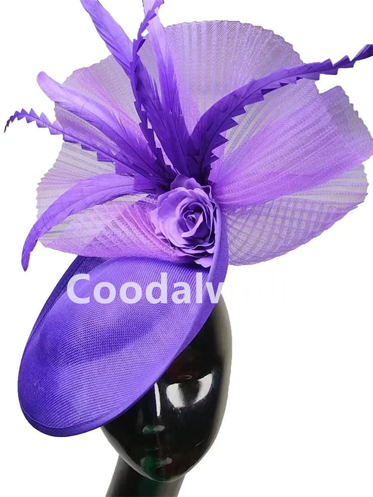 Fascinator Marine Élégant