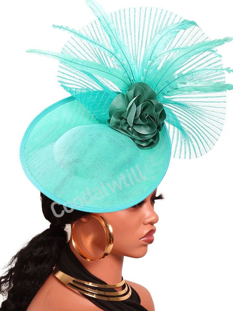 Fascinator Marine Élégant