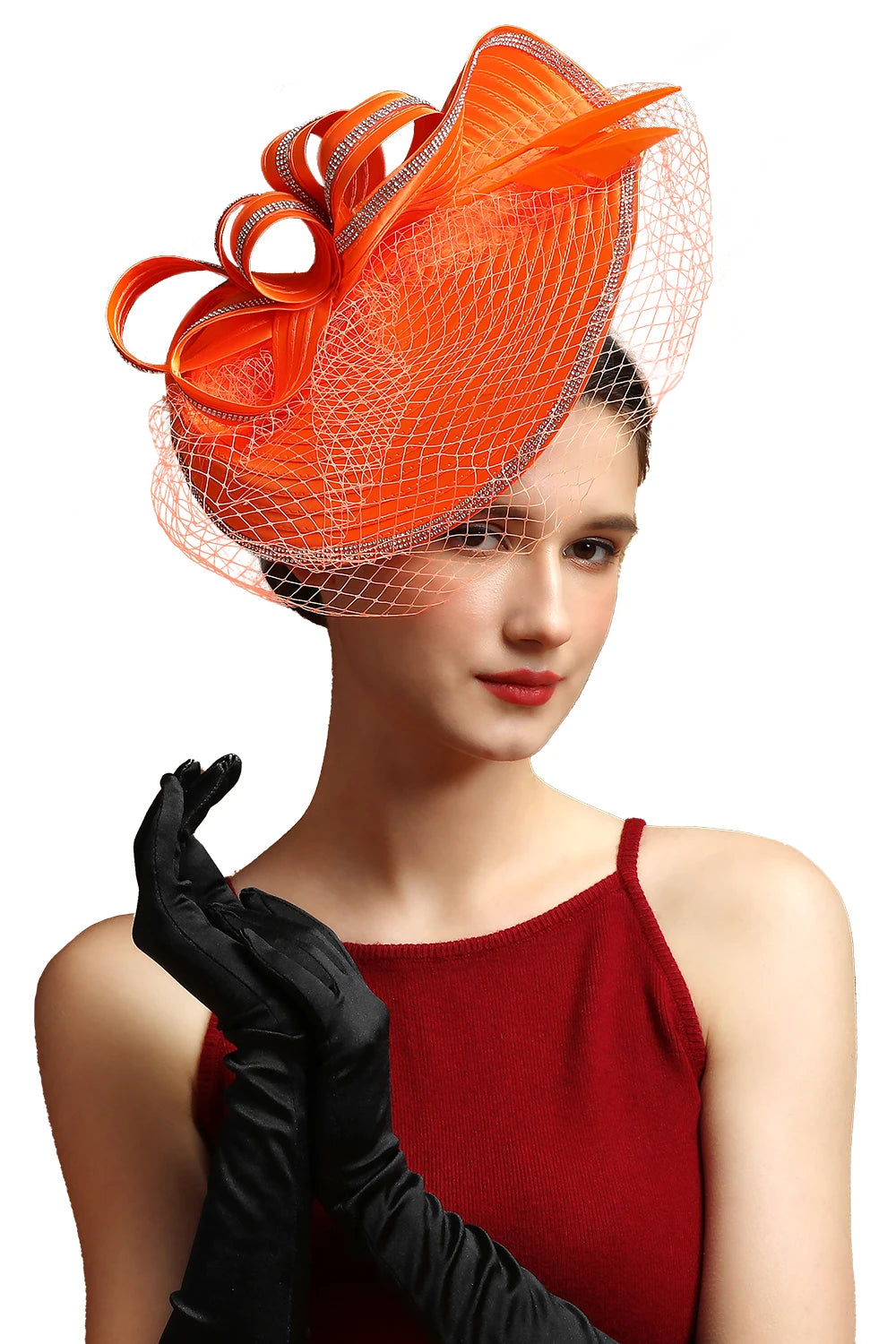 Fascinator Satin de Noël