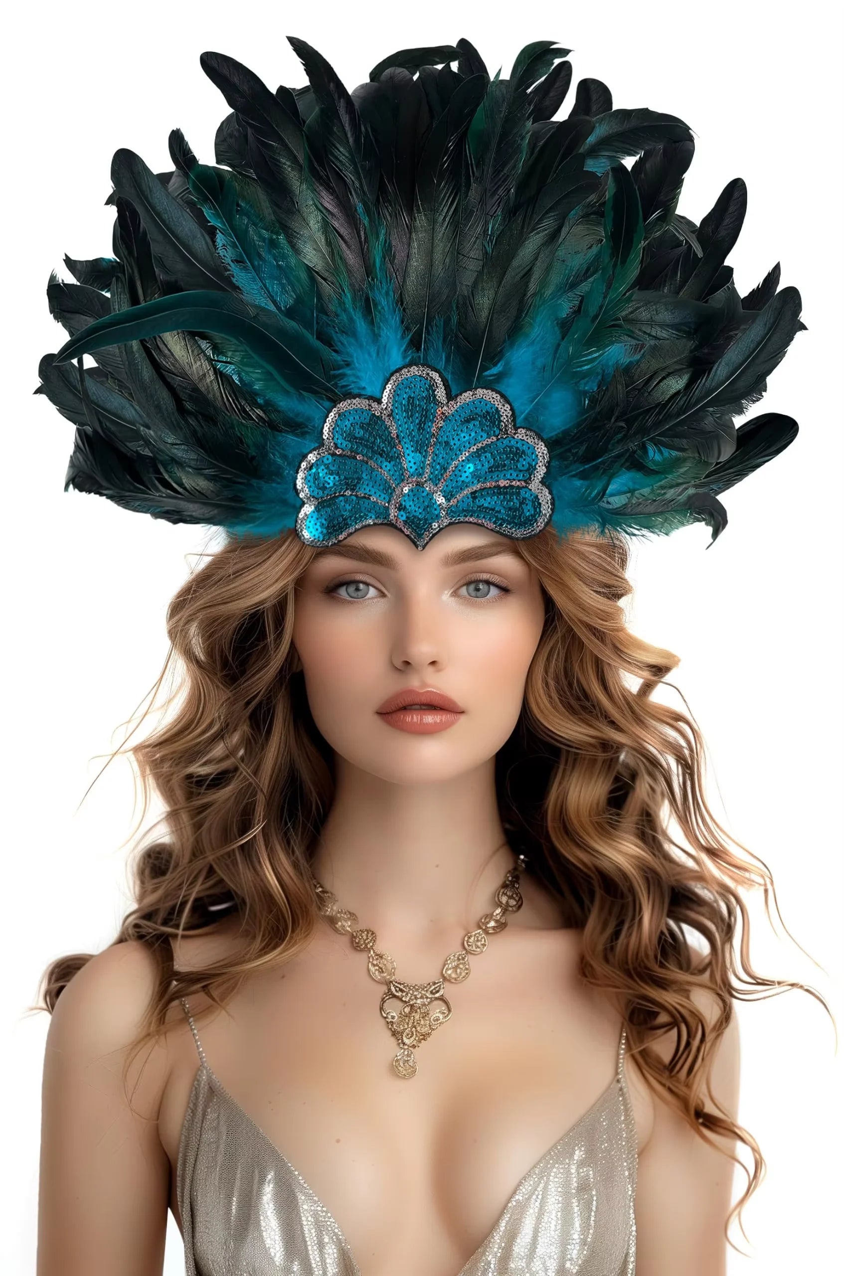 Fascinator Plumes Multicolores