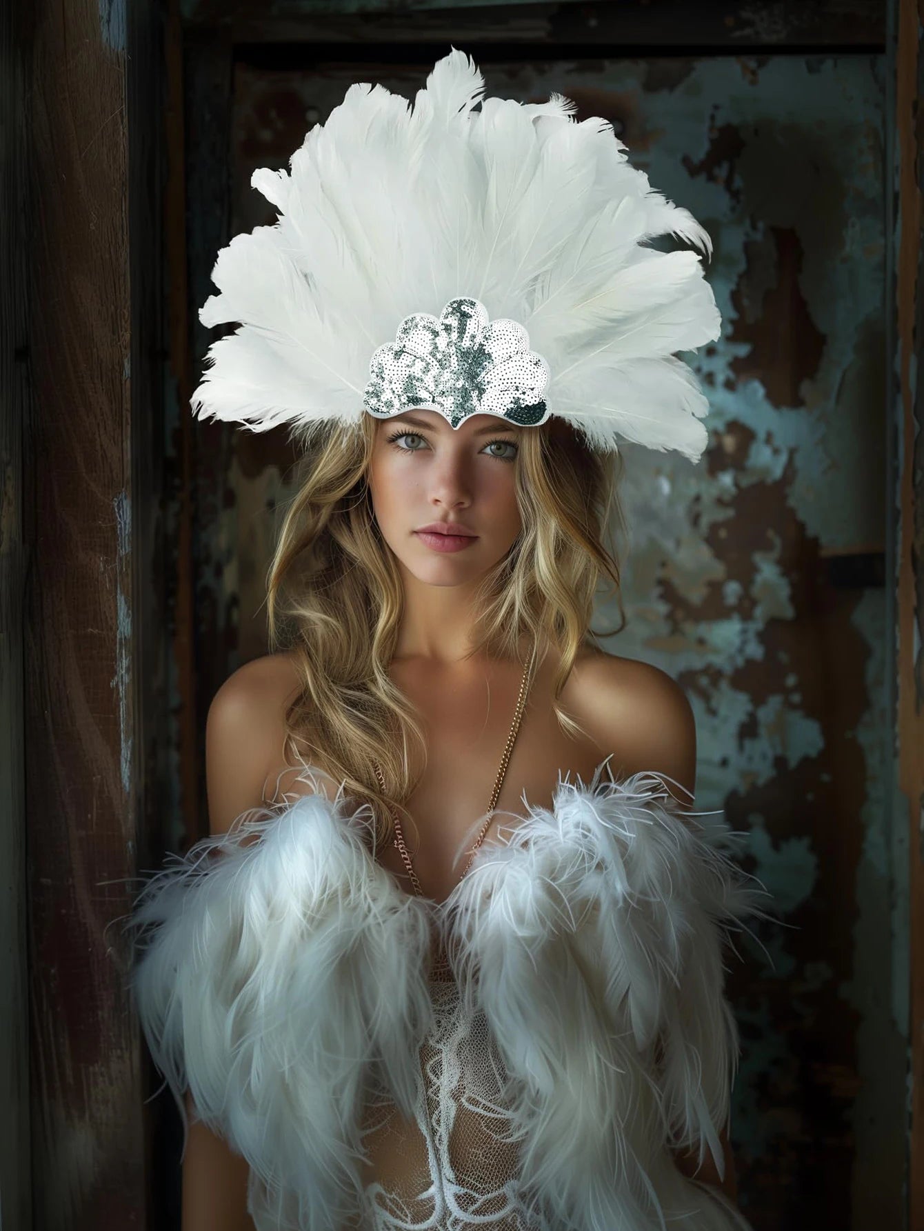 Headdress Plumes Multicolores