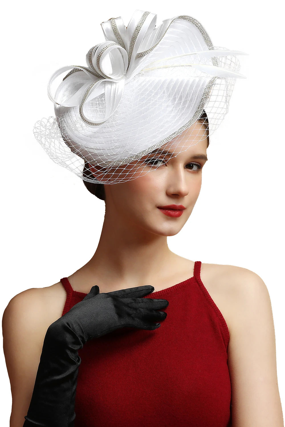 Fascinator Satin de Noël