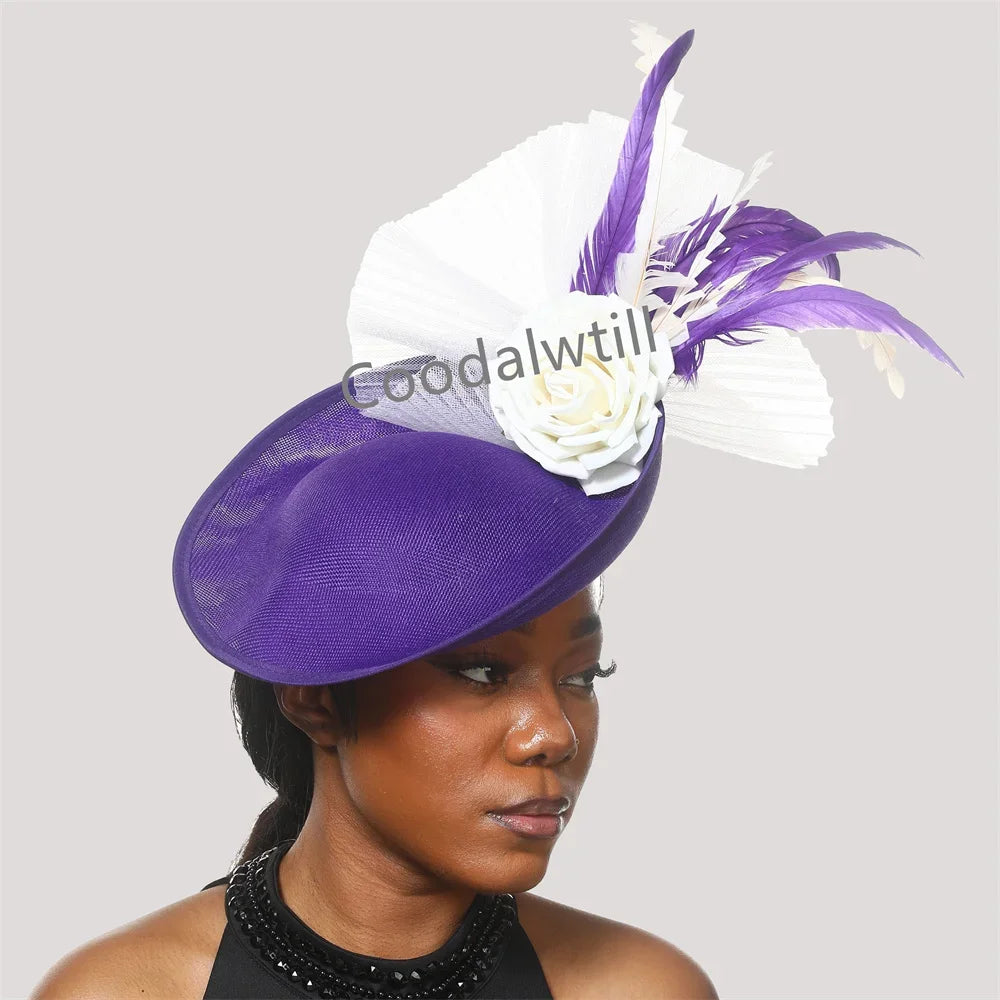 Fascinator Marine Élégant