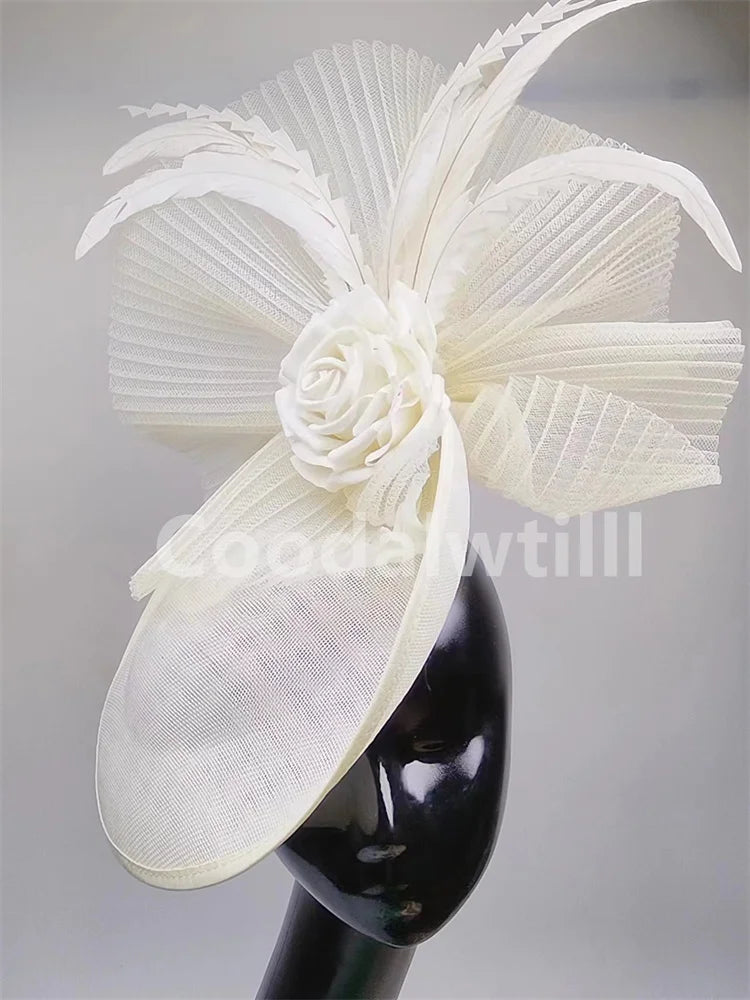 Fascinator Marine Élégant