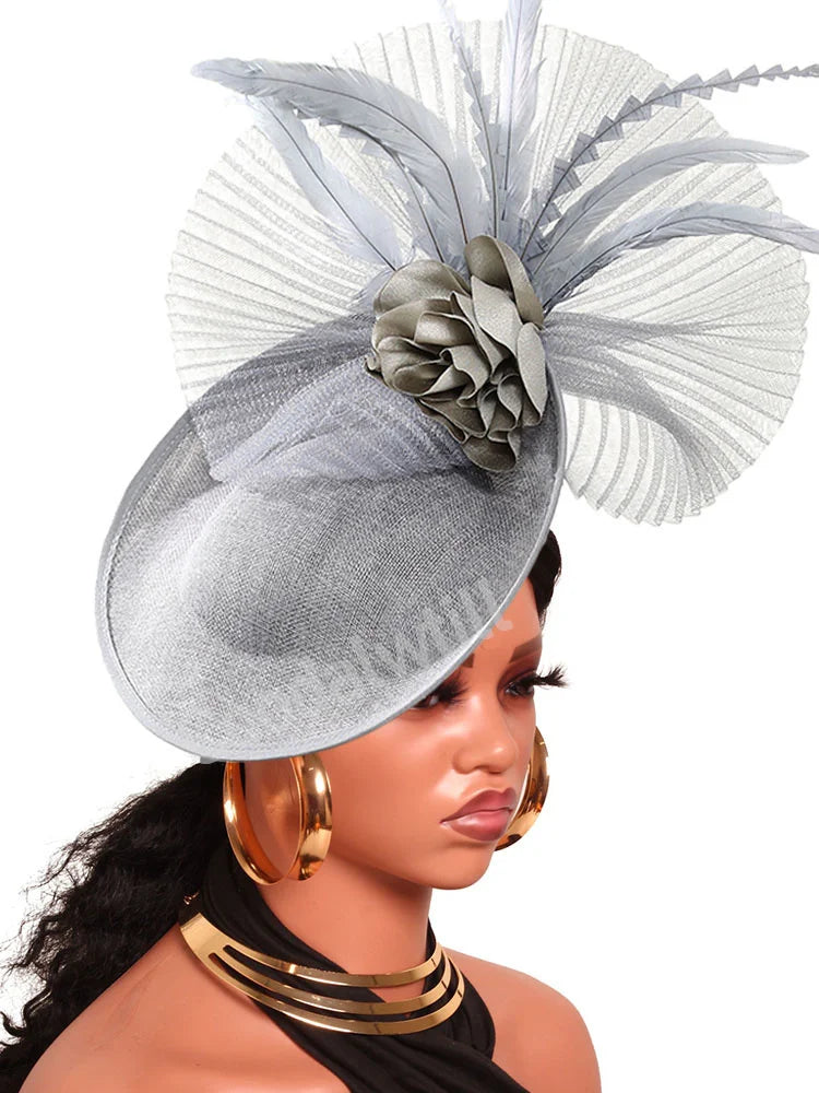 Fascinator Marine Élégant