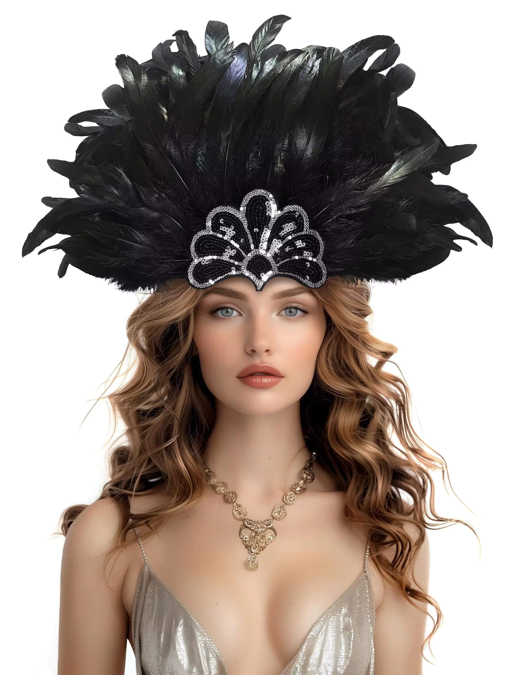 Fascinator Plumes Multicolores
