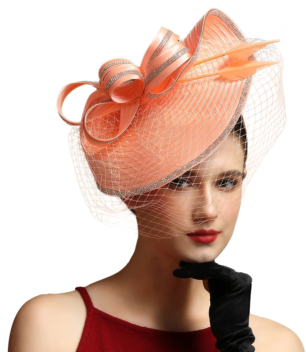 Fascinator Satin de Noël
