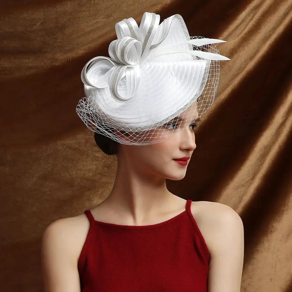Fascinator Satin de Noël