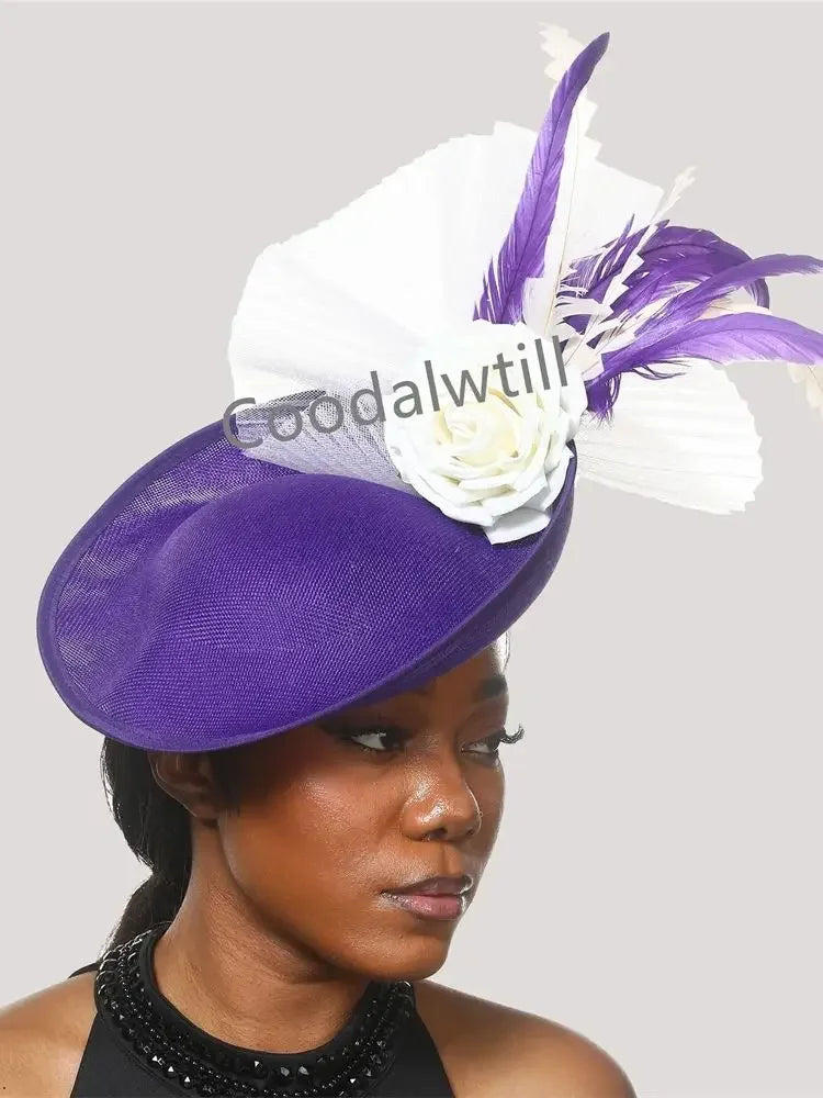 Fascinator Marine Élégant